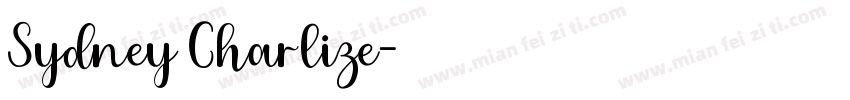 Sydney Charlize字体转换